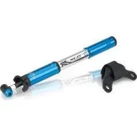 XLC PU-R03 Race Mini Bomba Aluminio 7 BAR Plata/Azul