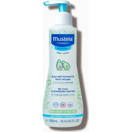 Mustela Agua Limpiadora sin Aclarado con Aguacate Bio 300 ml