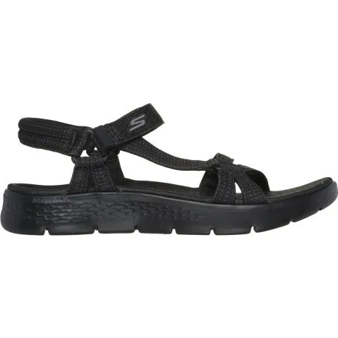 Skechers Go Walk Flex Sandal Sublime - Negro - Mujer - Talla 39