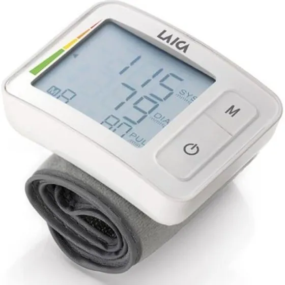 Tensiómetro de muñeca digital Bluetooth — 2 usuarios, 120 lecturas