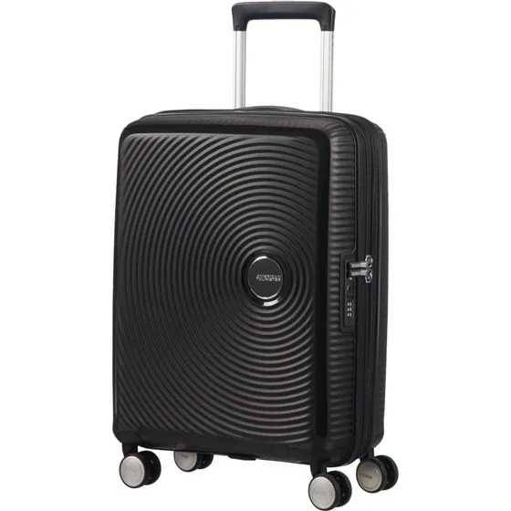 American Tourister Soundbox Maleta de Mano Expandible Negra