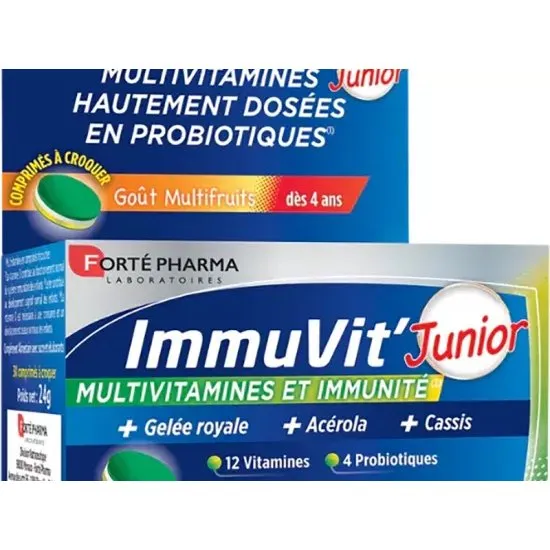 Fort Pharma Immuvit'Junior 30 Comprimidos Masticables