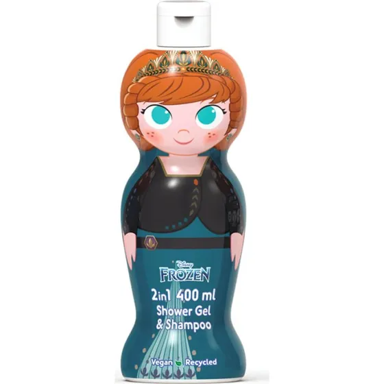 Air Val Champú y Gel de Ducha Frozen Anna, 400 ml