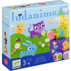 Djeco Ludanimo - Juego de Carreras, Equilibrio y Memoria