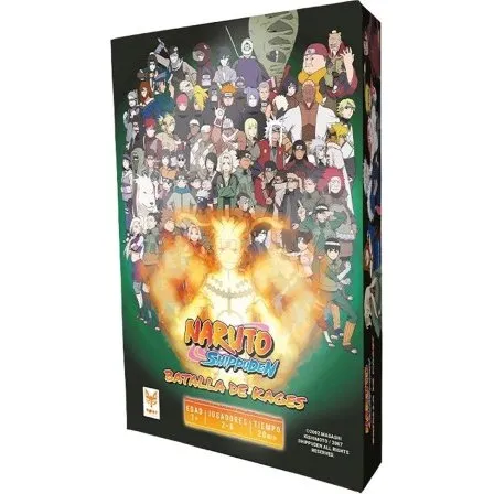Naruto Shippuden: Batalla de Kages - Juego de Cartas Asmodee