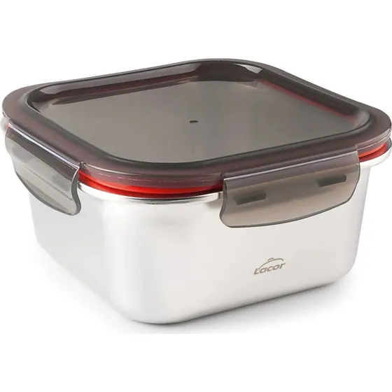 Lacor Fiambrera EcoInox de Acero Inoxidable 650 ml con Tapa