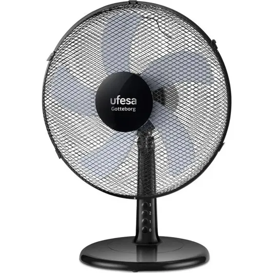 Ventilador de Sobremesa Ufesa Göteborg 84105607 | 30cm | Negro