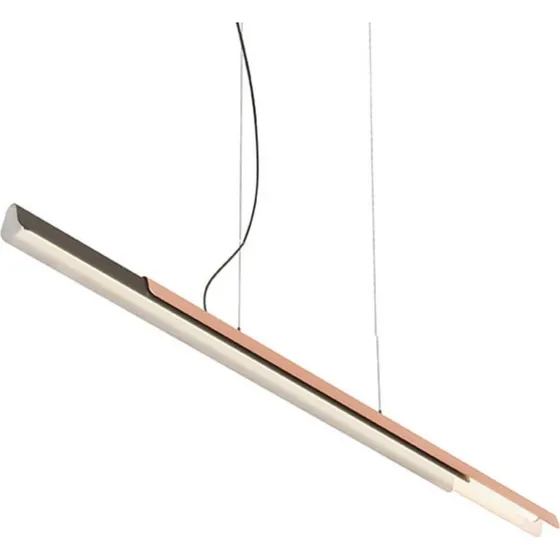 Lámpara Colgante LED Dala Lineal KDLN Gris Oscuro/Cobre 3000K