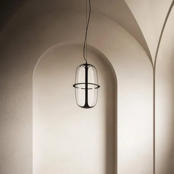 kdln Lámpara Colgante LED Kooi Negro Ø 30 cm