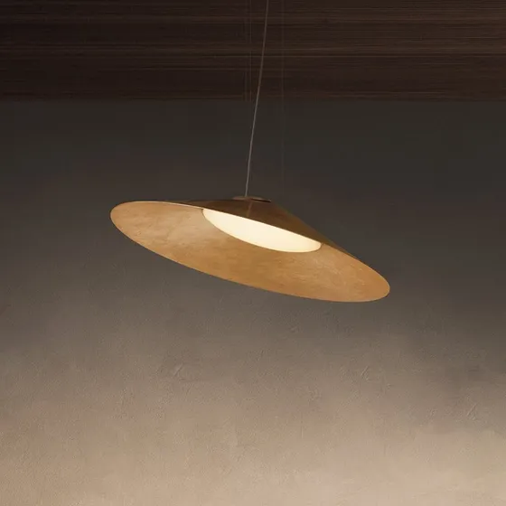 KDLN Lámpara Colgante Kate Golden Leaf 3000K - Diseño Italiano