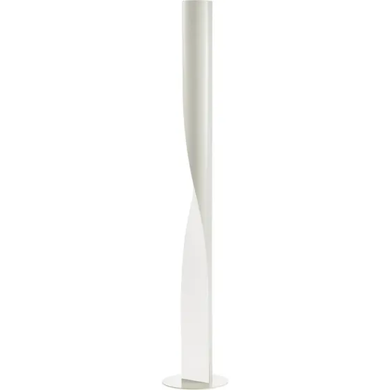Lámpara de pie LED Evita de kdln, blanca, 190 cm, atenuable