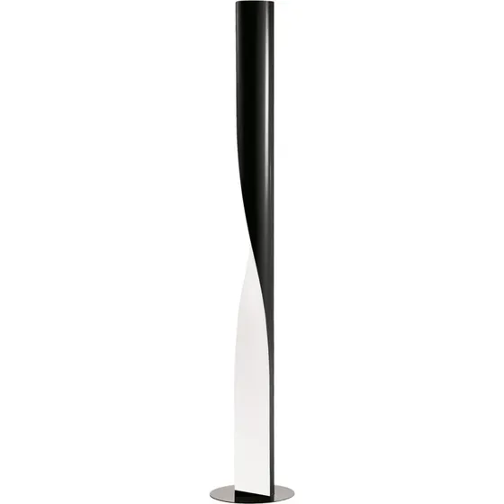 Lámpara de pie LED Evita kdln, negra, 190 cm, atenuable