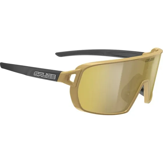 Salice 028 Gafas de Sol Unisex Oro con Lentes Espejadas