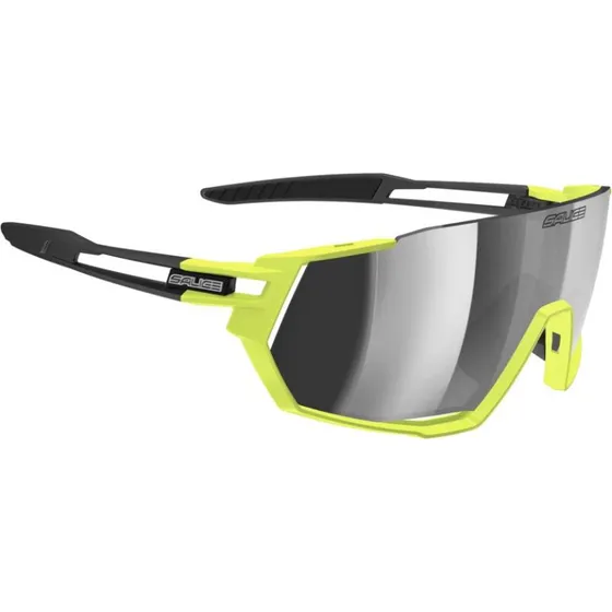Salice 029 Gafas de Sol Deportivas Unisex Amarillo con Lente Espejo