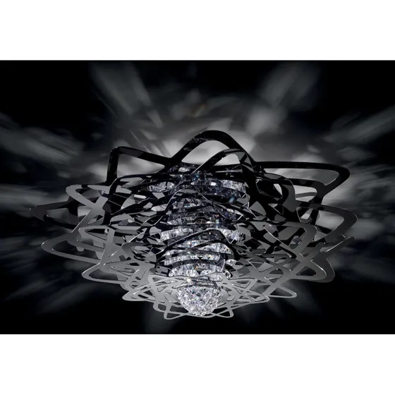 Slamp Aurora Plafón Grande Negro