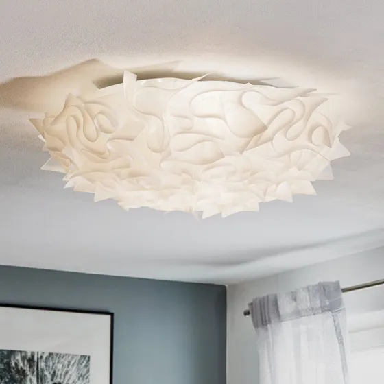 Slamp Veli Plafón de Diseño Opalino Ø 78 cm