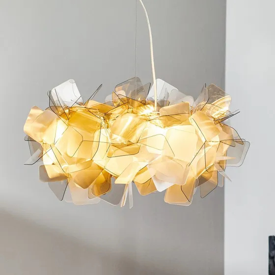 Slamp Clizia Lámpara Colgante Diseño - Gris Ahumado