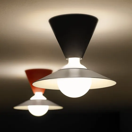Plafón LED Stilnovo Fante Rojo - 2700 K