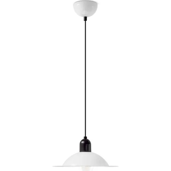 Stilnovo Lámpara colgante LED Lampiatta, blanca, Ø 28 cm