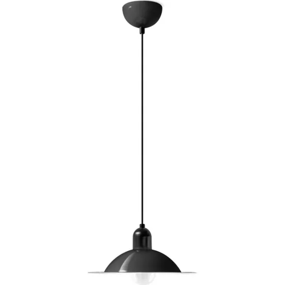 Stilnovo Lámpara Colgante LED Lampiatta, Negro, Ø 28 cm