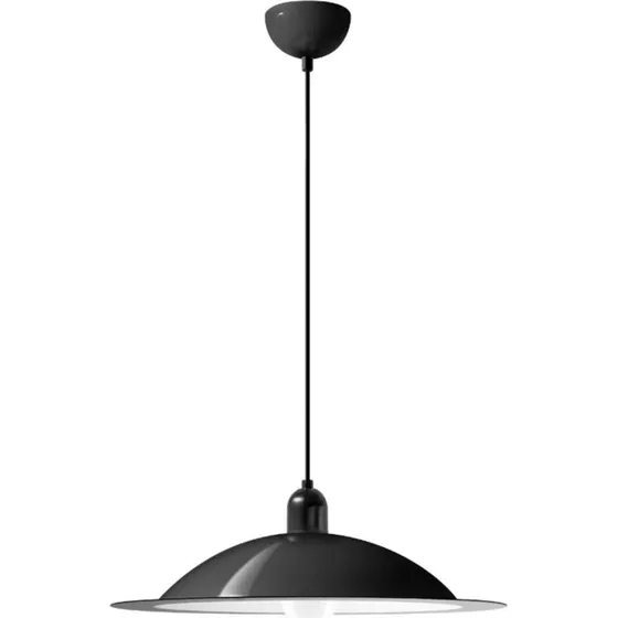 Stilnovo Lámpara colgante LED Lampiatta, Ø 50 cm, Negro