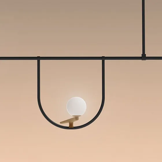Artemide Yanzi S1 Lámpara Colgante de Latón - Diseño Neri&Hu