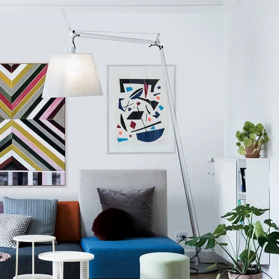 Artemide Tolomeo Maxi Lámpara de Pie LED de Aluminio