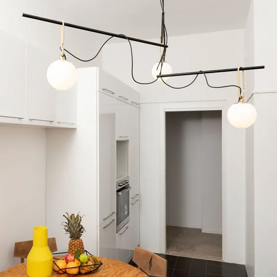 Artemide Nh S3 14 Lámpara Colgante Black/Brass