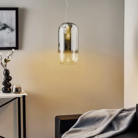 Artemide Gople Lámpara Colgante Plata - Vidrio Soplado