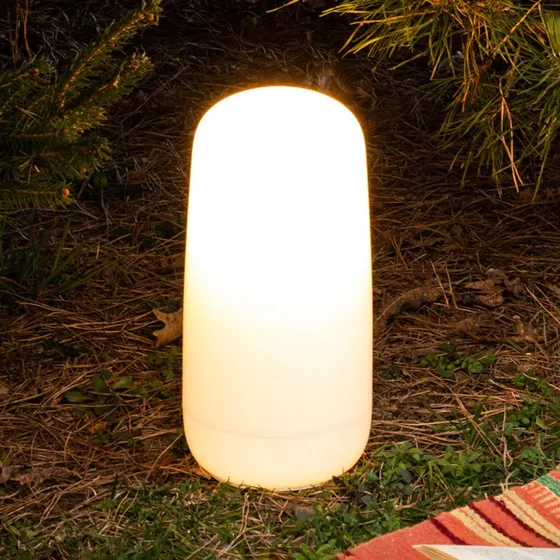 Artemide Lámpara de Sobremesa Gople Blanca - Diseño en Vidrio Soplado