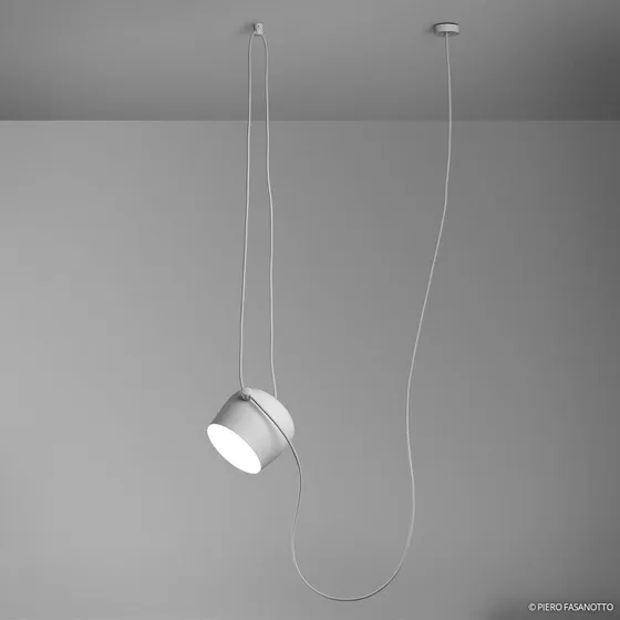 Flos Lámpara Colgante Aim Blanca - Diseño Moderno en Metal