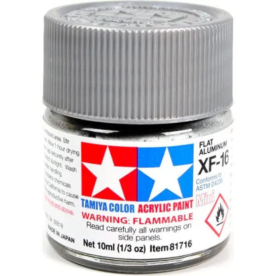 Tamiya XF-16 Aluminio Mate 10 ml