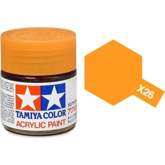 Tamiya X26 Naranja Transparente Brillante 23ml