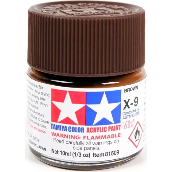 Tamiya X-9 Marrn Brillante 10ml