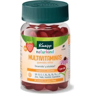 Kneipp Naturkind Multivitaminas 30 Gummies fresa