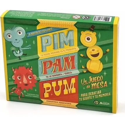 Pim Pam Pum - Juego de Cartas de Memoria y Suerte