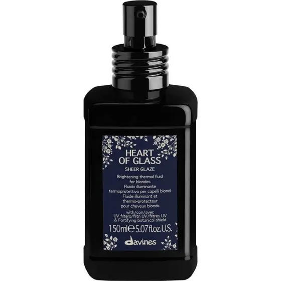 Davines Heart Of Glass Sheer Glaze Fluido Iluminador para Rubios 150 ml