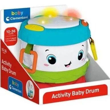 Clementoni Tambor Interactivo para Bebés (+10 meses)