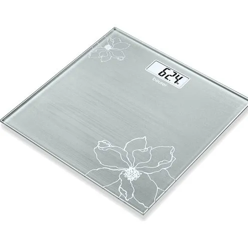 Báscula de baño Beurer GS 10 de cristal con pantalla LCD
