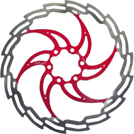 XLC BR-X02 Disco Freno 180 mm 6 Agujeros Rojo