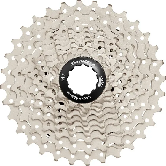 Sunrace RS1 Casette 10V 11-28 Acero/Alu Plata