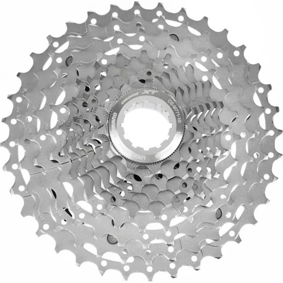 Shimano Deore XT CS-M771 10V Plata