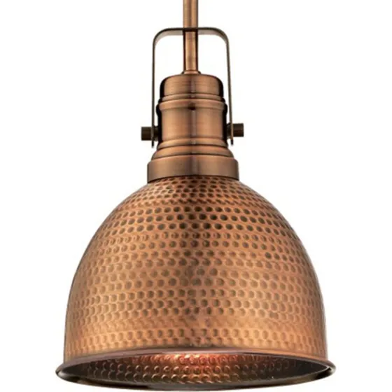 Lámpara colgante Westinghouse 6103840 Industrial Cobre Regulable