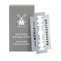 MHLE Hojas de Afeitar 10 Piezas Acero Inoxidable
