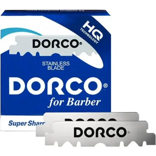 Dorco 100 Medias Cuchillas Afeitar Red