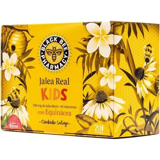 Black Bee Jalea Real Kids 20 ampollas