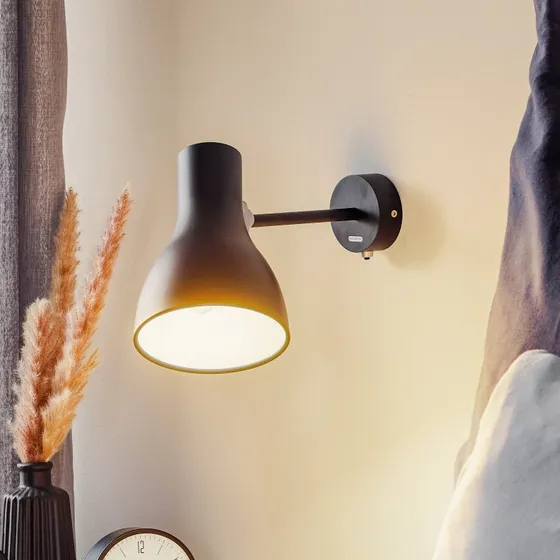 Anglepoise Type 75 Aplique de Pared Negro