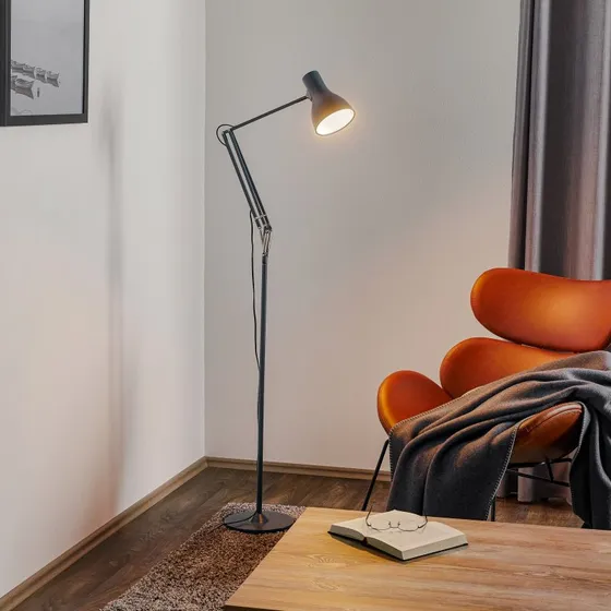 Anglepoise Lámpara de pie Type 75 Gris Pizarra