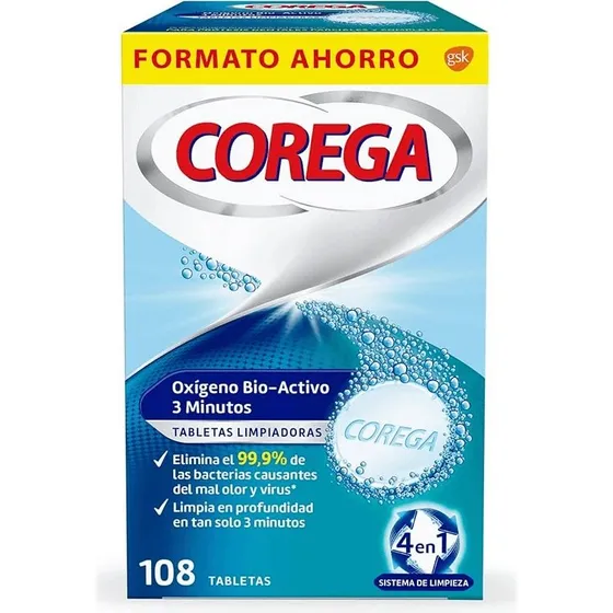 Corega Oxígeno Activo 67 Pastillas + REGALO 41u
