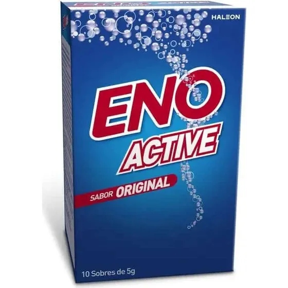 Eno Active Sal de Frutas - 10 Sobres de 5g